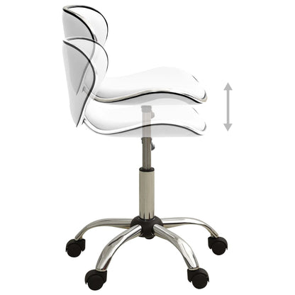 Sgabello da Salone Spa Bianco in Similpelle - homemem39