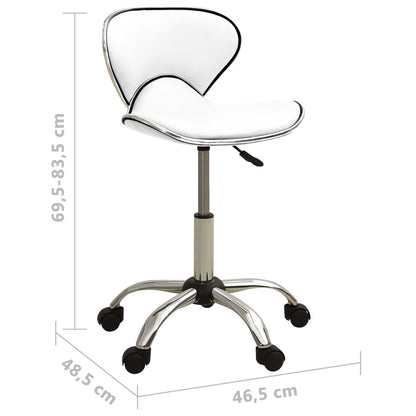 Sgabello da Salone Spa Bianco in Similpelle - homemem39