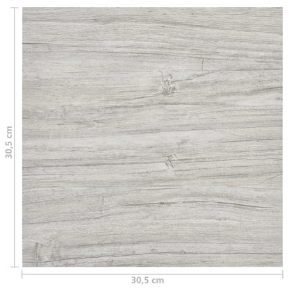 Listoni Pavimenti Autoadesivi 55 pz in PVC 5,11m² Grigio Chiaro - homemem39