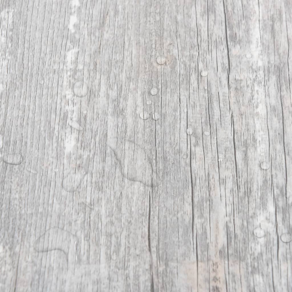 Listoni per Pavimenti Autoadesivi 55 pz in PVC 5,11 m² Grigi