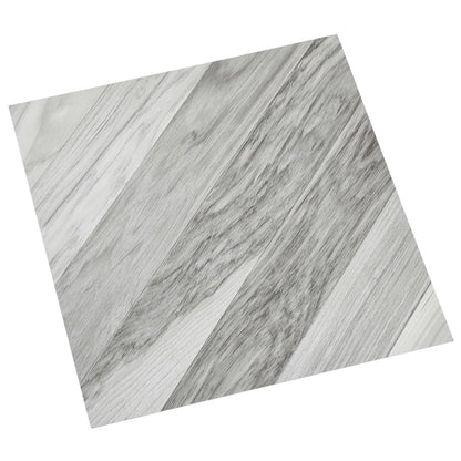 Listoni Pavimenti Autoadesivi 55 pz in PVC 5,11 m² Grigi Rigati - homemem39