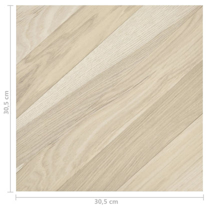 Listoni Pavimenti Autoadesivi 55 pz in PVC 5,11 m² Beige Rigati - homemem39