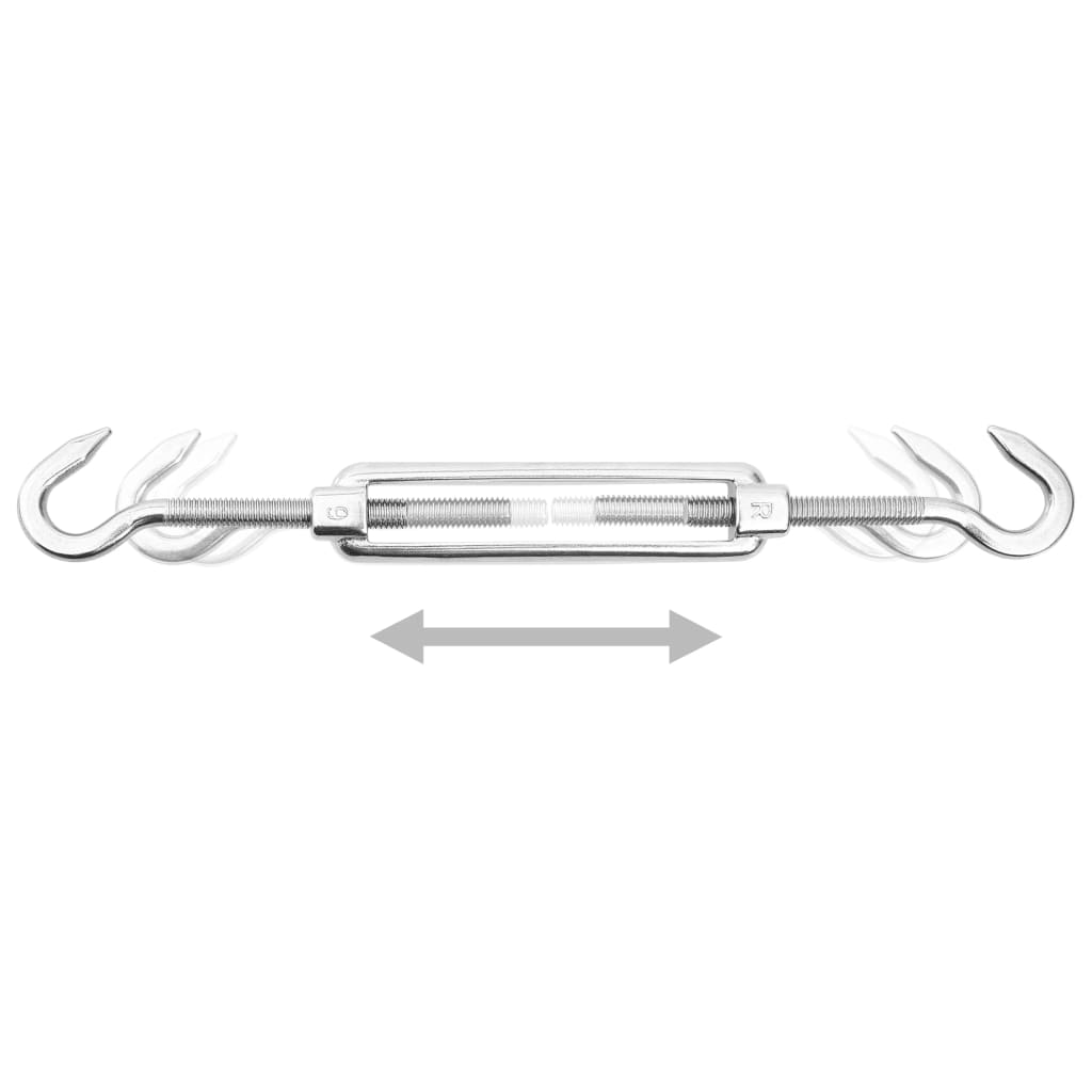 Set Accessori per Vela Parasole 5 pz in Acciaio Inossidabile | homemem39