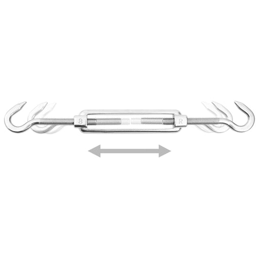 Set Accessori per Vela Parasole 12 pz in Acciaio Inossidabile | homemem39