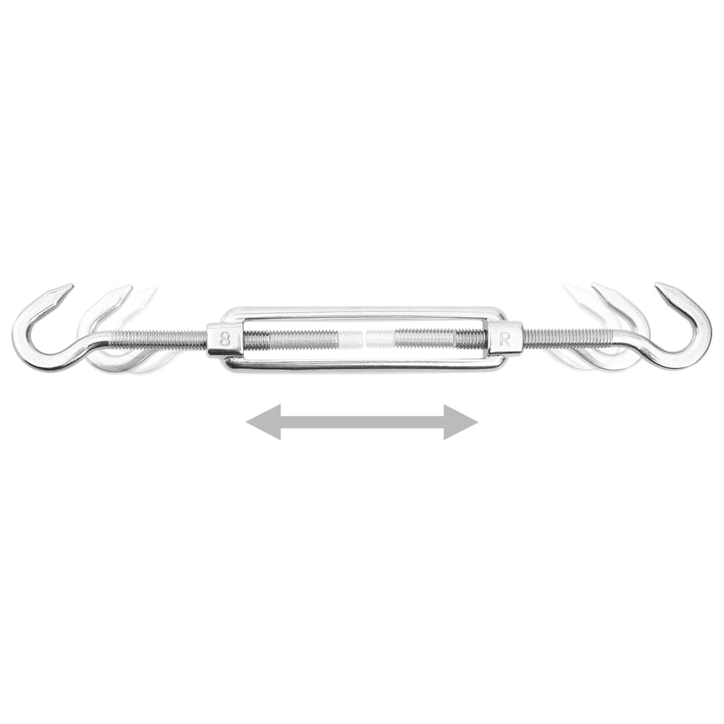 Kit di Fissaggio Vela Parasole 5 pz in Acciaio Inossidabile | homemem39