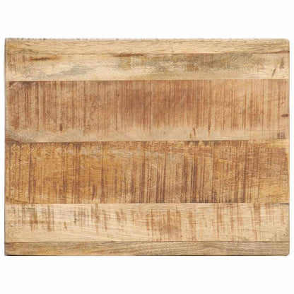 Tavolino 40x30x50 cm in Legno Massello di Mango Grezzo