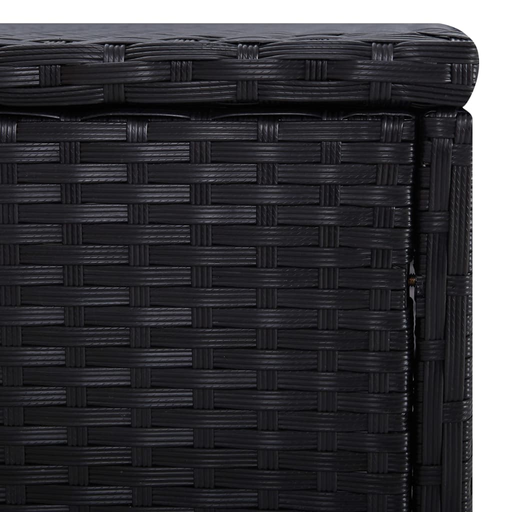 Lettino Prendisole con Cuscino e Tavolino in Polyrattan Blu | homemem39