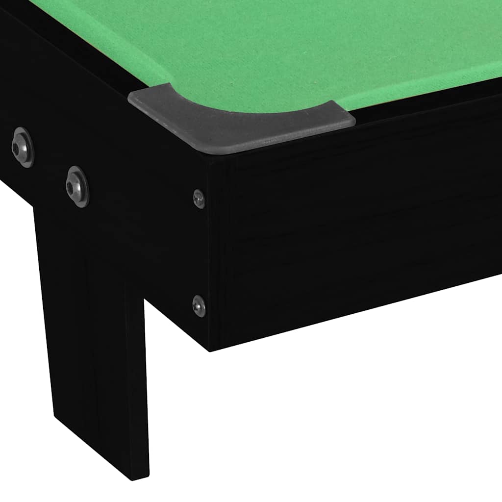 Mini Tavolo da Biliardo 3 Piedi 92x52x19 cm Nero e Verde - homemem39