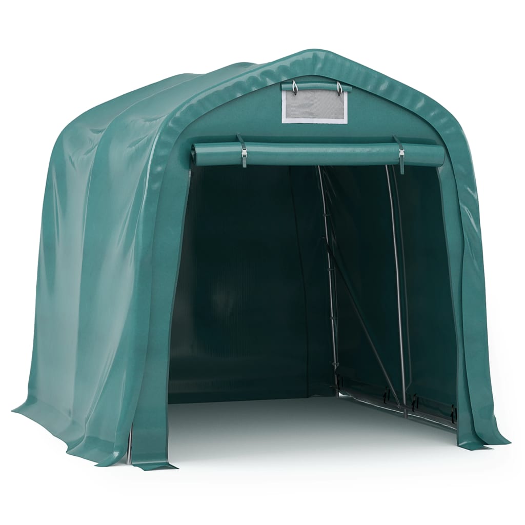 Tenda Garage in PVC 2,4x2,4 m Verde | homemem39
