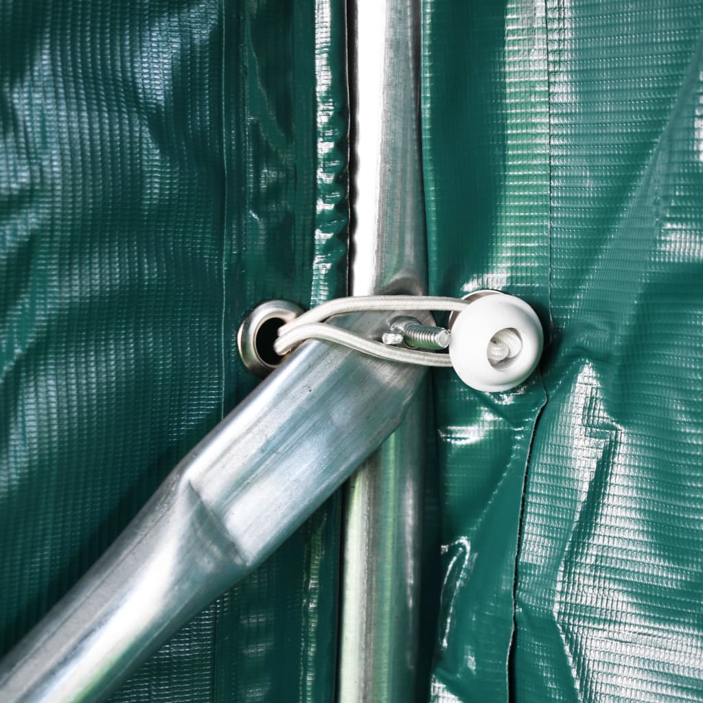 Tenda Garage in PVC 2,4x2,4 m Verde | homemem39