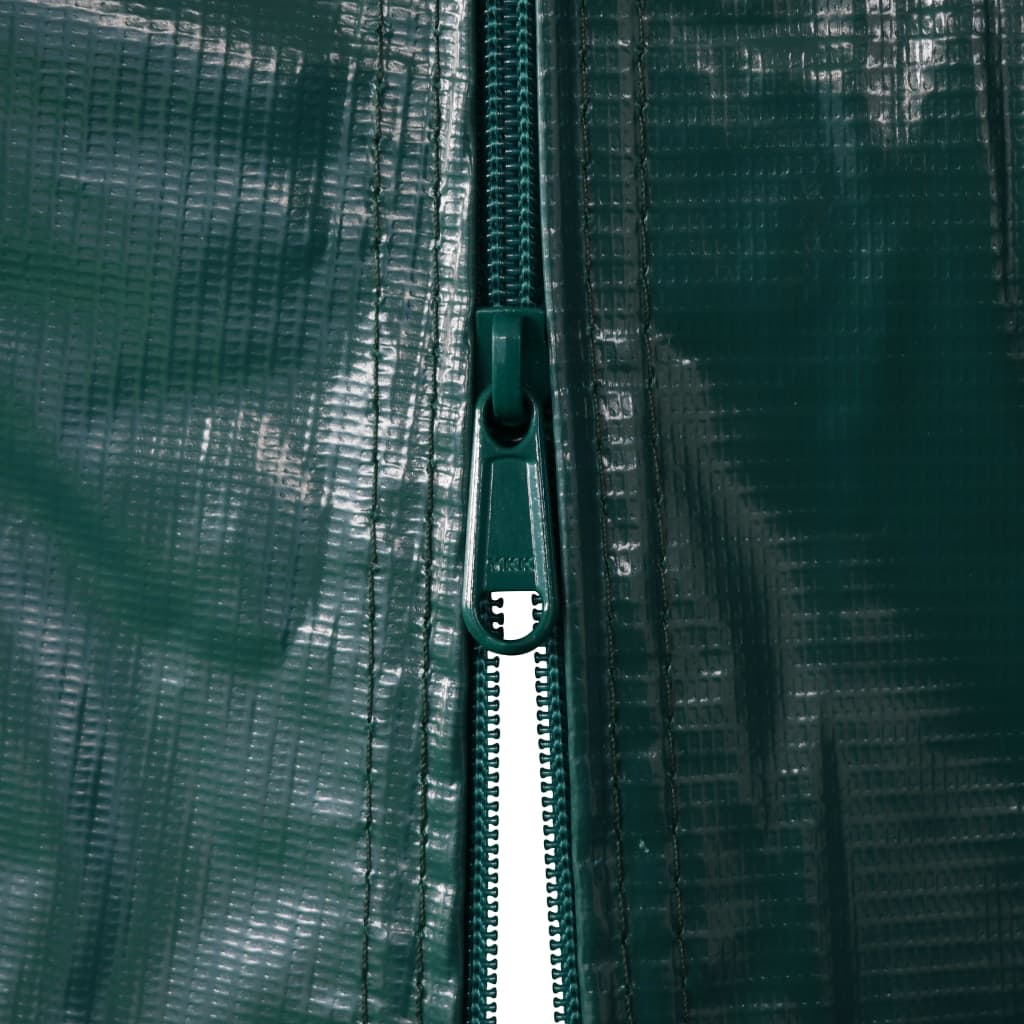 Tenda Garage in PVC 2,4x2,4 m Verde | homemem39