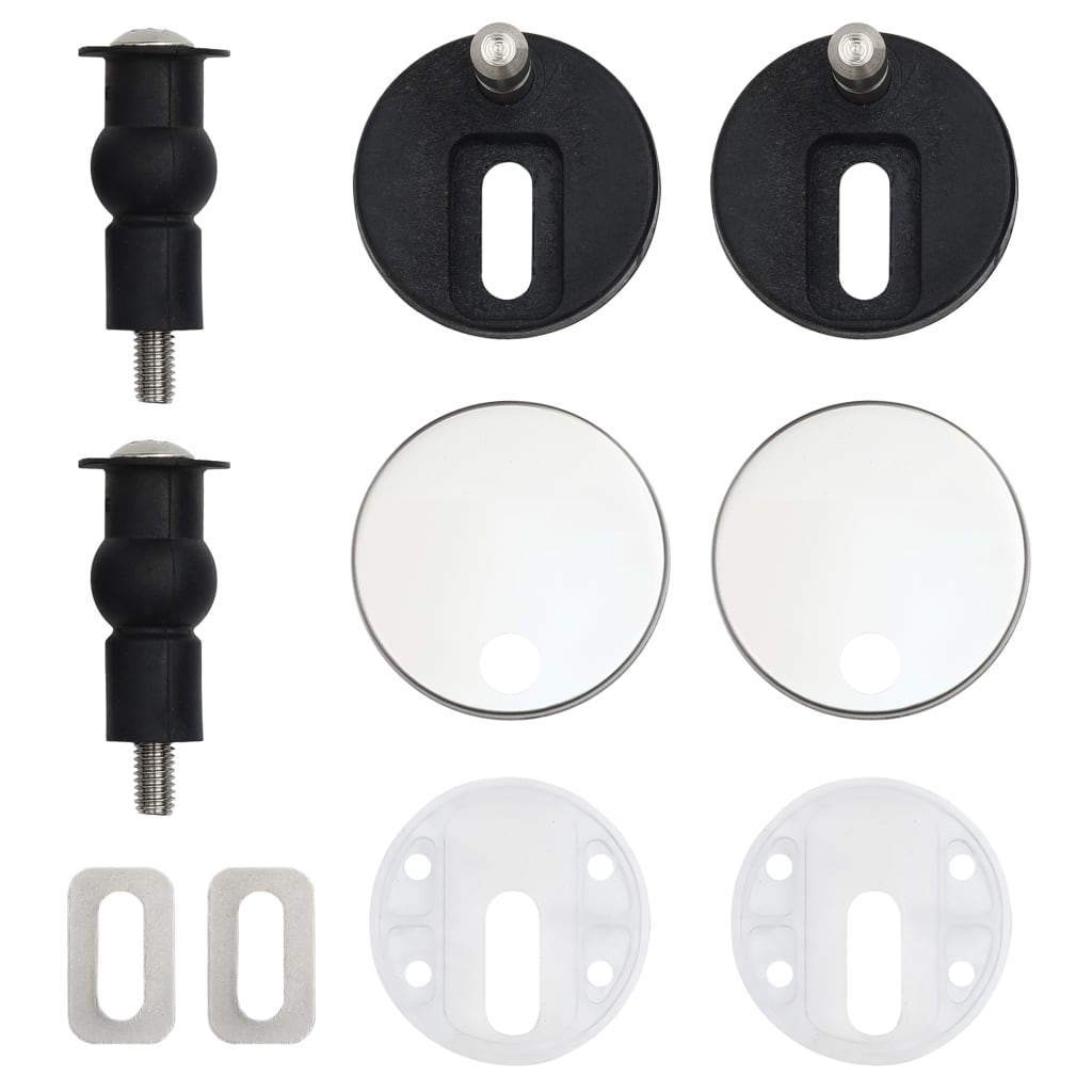 Copriwater 2 pz con Chiusura Ammortizzata in MDF Fenitcottero