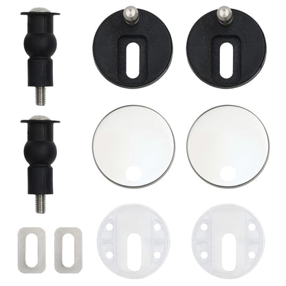 Copriwater 2 pz con Chiusura Ammortizzata in MDF Fenitcottero