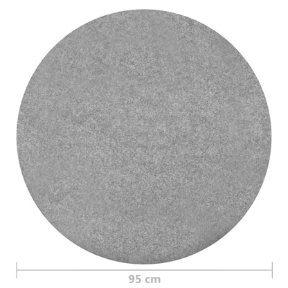 Erba Artificiale con Tacchetti D. 95 cm Grigio Rotondo - homemem39