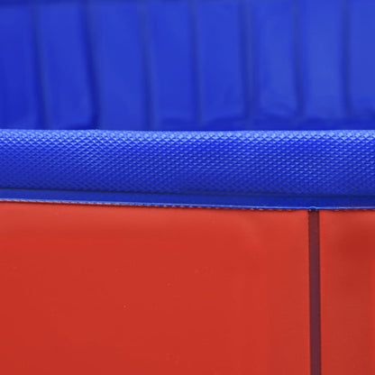 Piscina per Cani Pieghevole Rossa 300x40 cm in PVC | homemem39