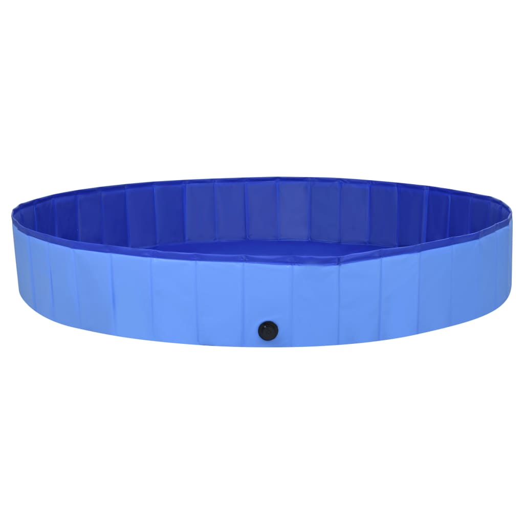 Piscina per Cani Pieghevole Blu 200x30 cm in PVC | homemem39