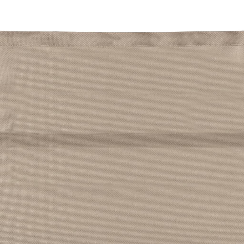 Lettino Prendisole in Textilene e Alluminio Crema