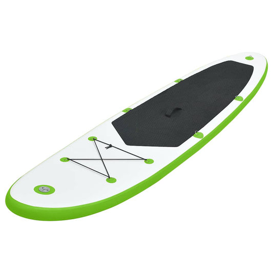Set Tavola da SUP Gonfiabile Verde e Bianco - homemem39