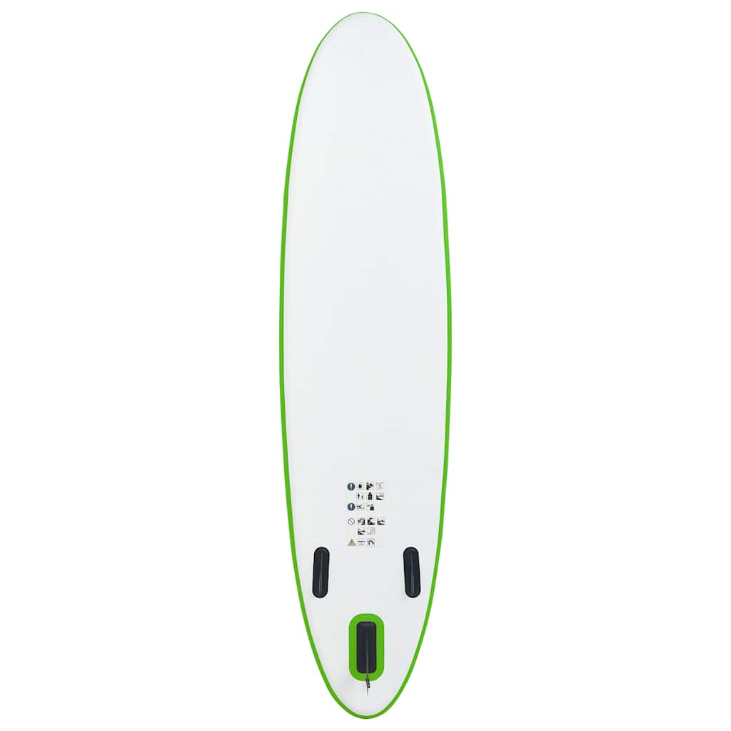 Set Tavola da SUP Gonfiabile Verde e Bianco - homemem39