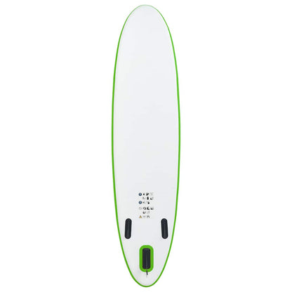 Set Tavola da SUP Gonfiabile Verde e Bianco - homemem39
