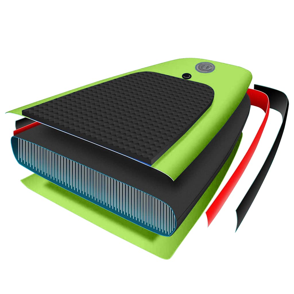 Set Tavola Gonfiabile da SUP 305x76x15 cm Verde | homemem39