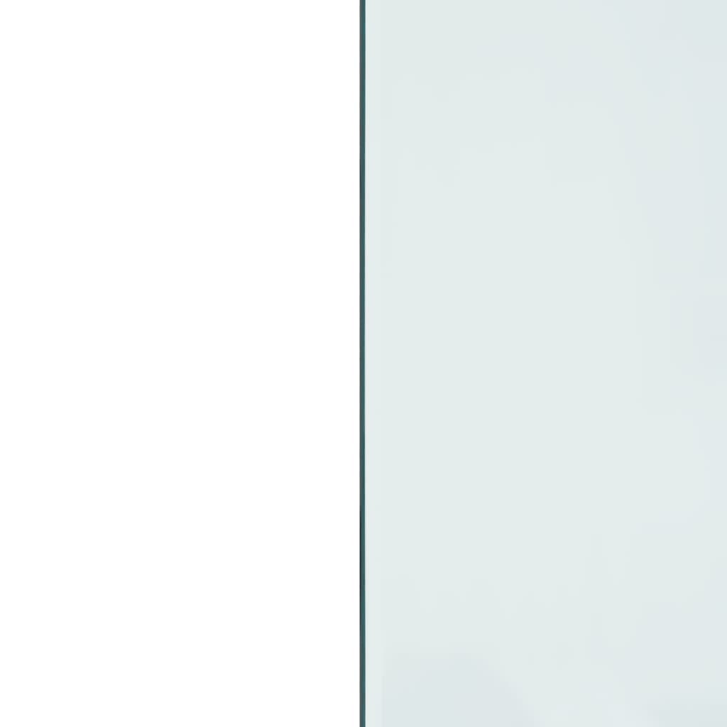 Lastra in Vetro per Caminetto Rettangolare 80x60 cm