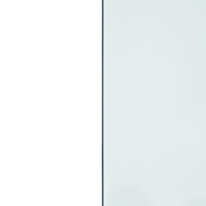 Lastra in Vetro per Caminetto Rettangolare 80x60 cm