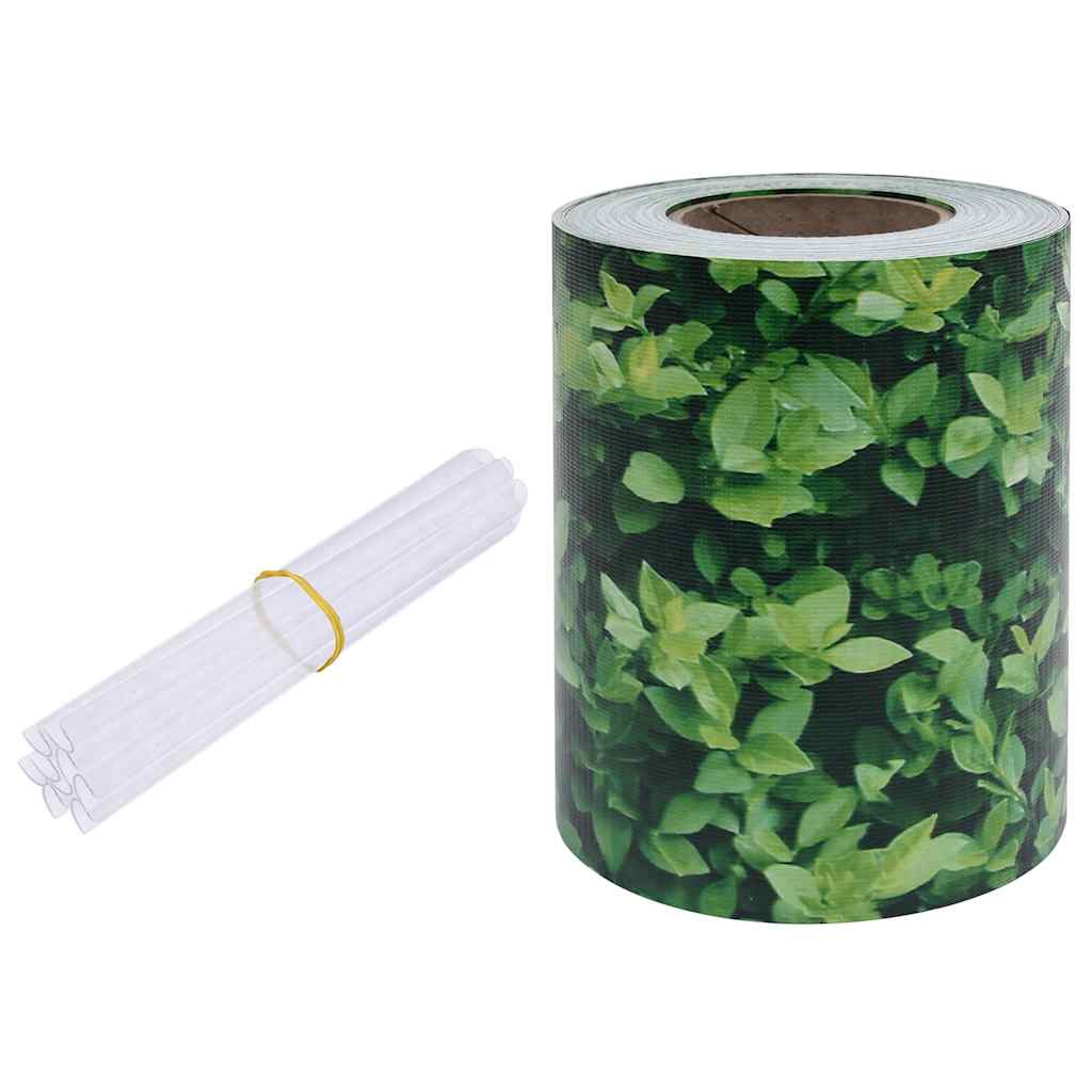 Recinzione Frangivento da Giardino PVC 70x0,19 m Verde | homemem39