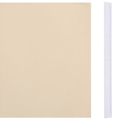 Recinzione Frangivento da Giardino PVC 35x0,19 m Crema - homemem39