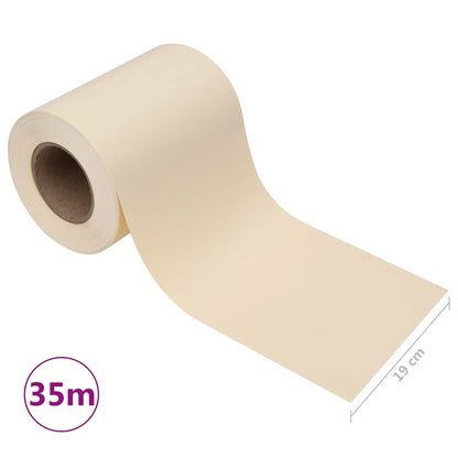 Recinzione Frangivento da Giardino PVC 35x0,19 m Crema - homemem39