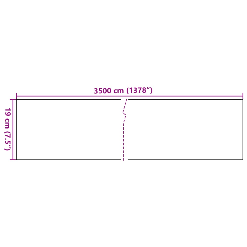 Recinzione Frangivento 4 pz in PVC 35x0,19 m Crema - homemem39