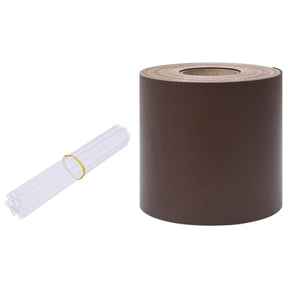 Recinzione Frangivento da Giardino PVC 70x0,19 m Marrone | homemem39