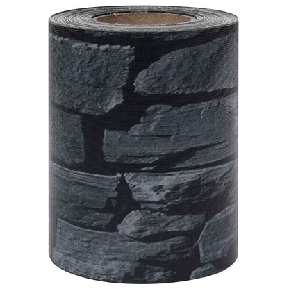 Recinzione Frangivento Giardino PVC 35x0,19 m Grigio Pietra | homemem39