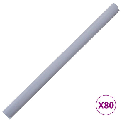 Recinzione Frangivento 4 pz in PVC 35x0,19m Grigio Chiaro Opaco | homemem39