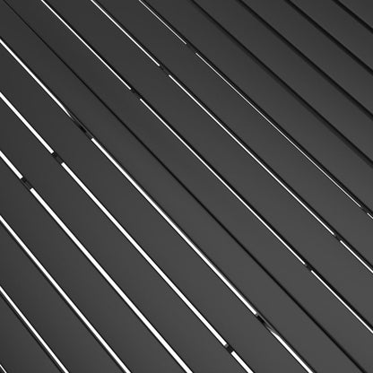 Tavolo da Giardino Antracite 140x80x72 cm in Acciaio
