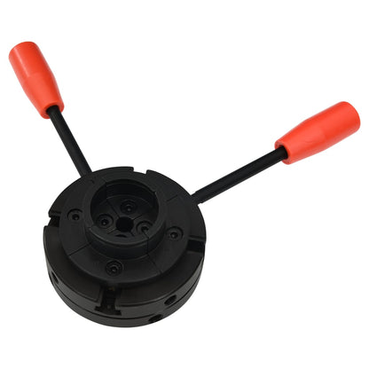 Mandrino per Legno a 4 Griffe Attacco M33 in Acciaio 100 mm - homemem39