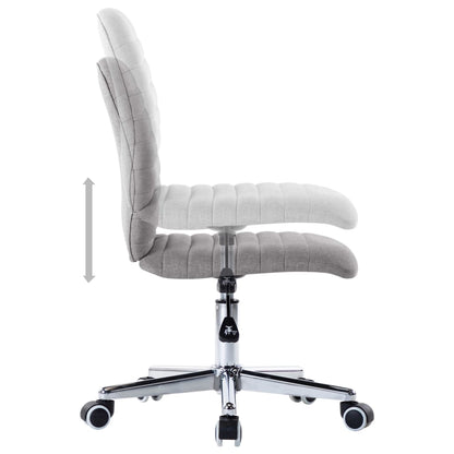 Sedie da Pranzo 4 pz Grigio Chiaro in Tessuto - homemem39