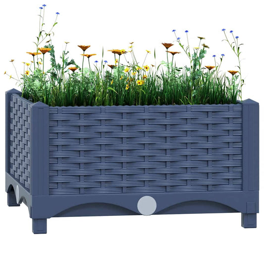 Fioriera Rialzata 40x40x23 cm in Polipropilene - homemem39