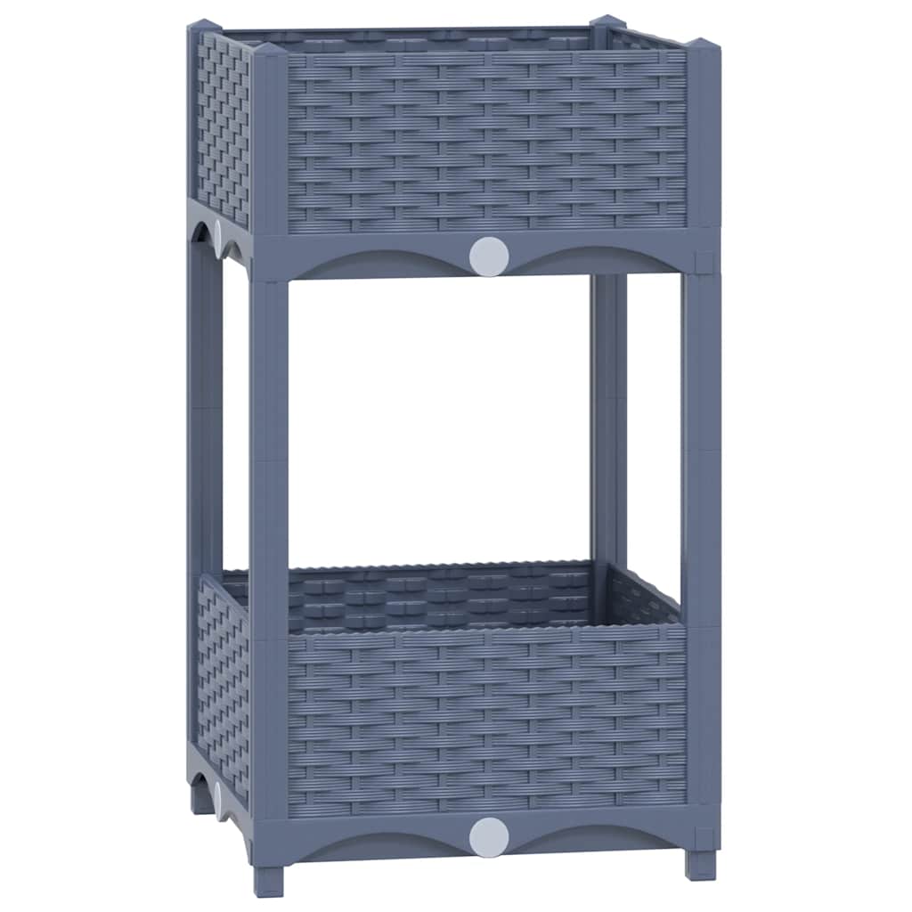 Fioriera Rialzata 40x40x71 cm in Polipropilene | homemem39