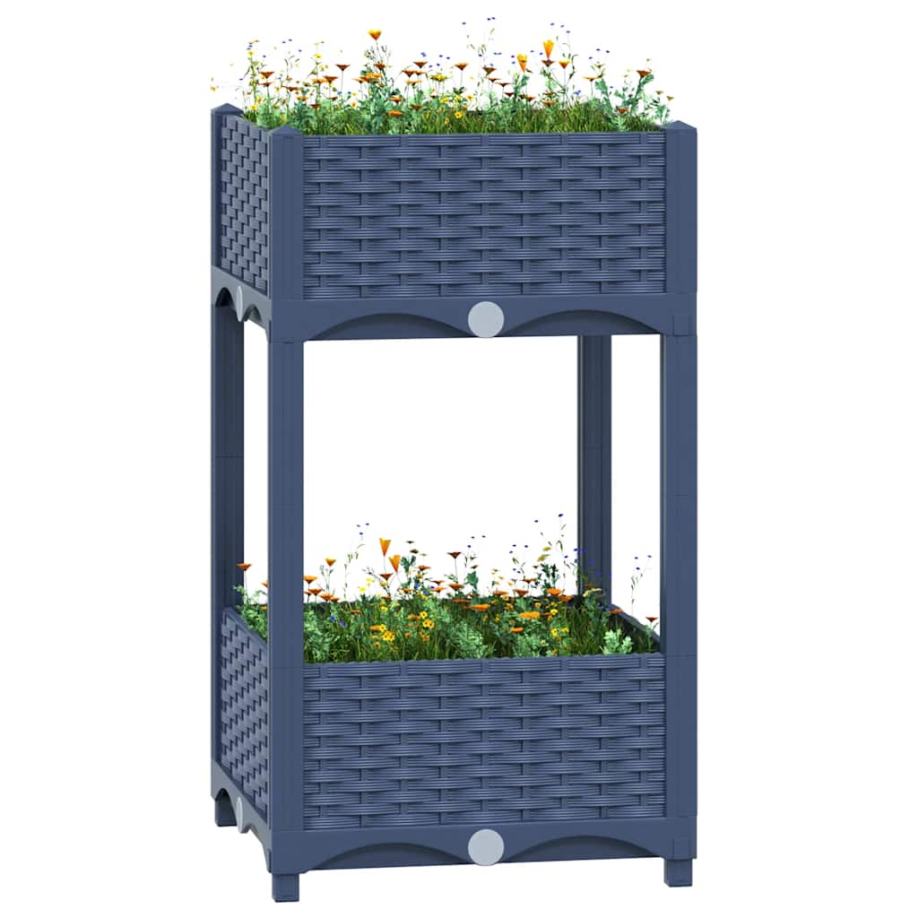Fioriera Rialzata 40x40x71 cm in Polipropilene | homemem39