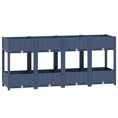 Fioriera Rialzata 160x40x71 cm in Polipropilene - homemem39