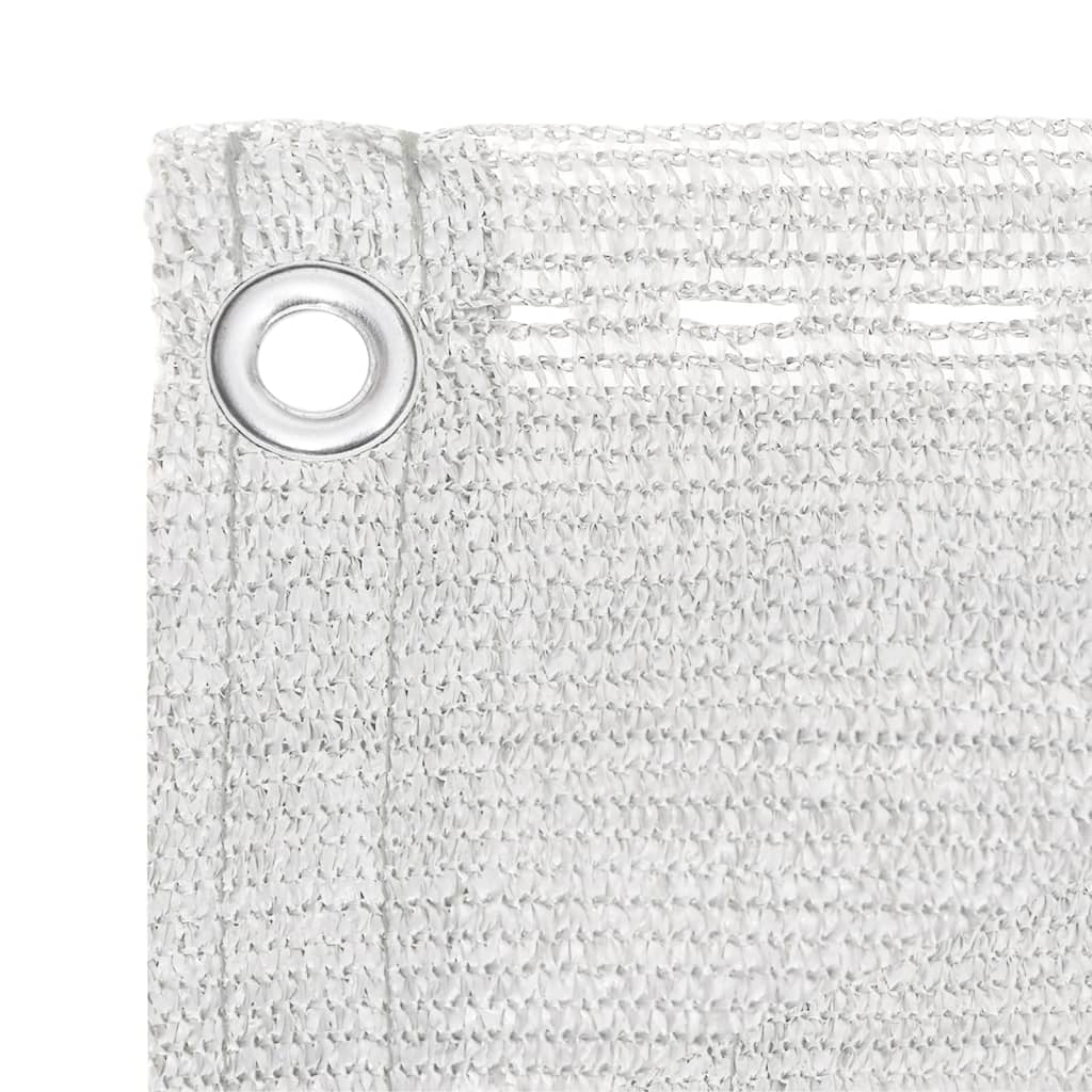 Paravento da Balcone Bianco 75x300 cm in HDPE - homemem39