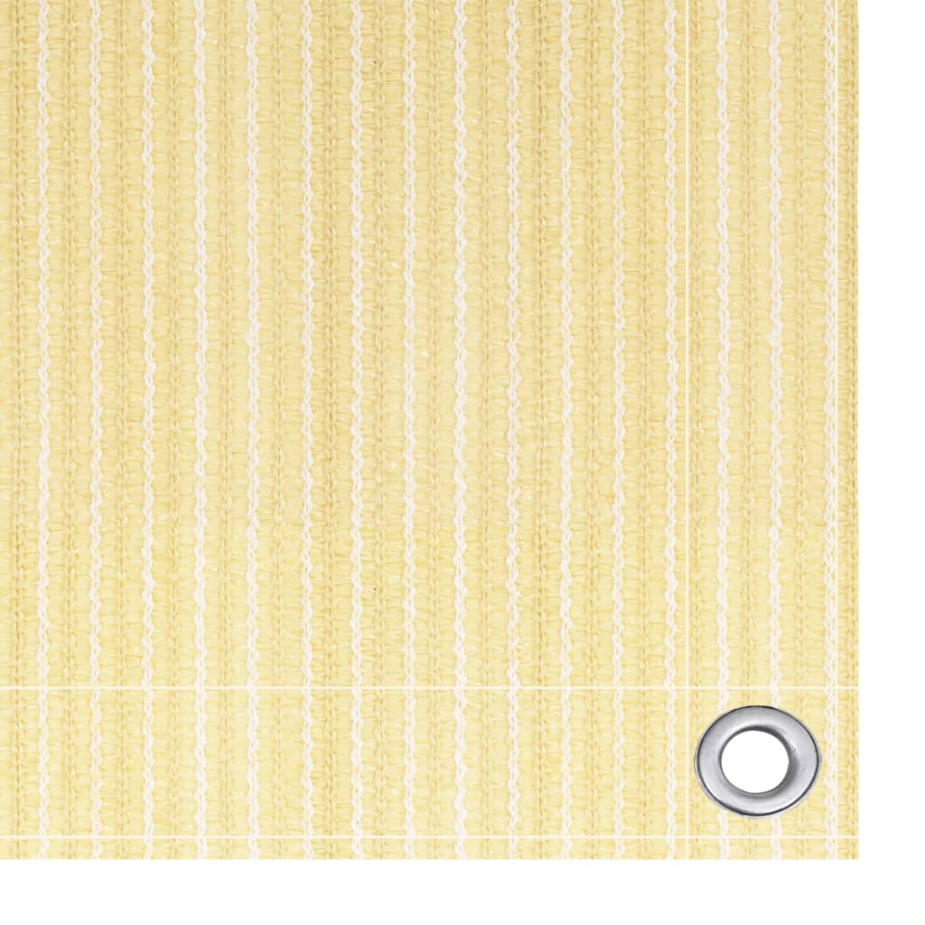 Schermo Frangivista per Balcone Beige 90x500 cm in HDPE - homemem39