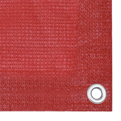 Paravento da Balcone Rosso 120x500 cm in HDPE | homemem39