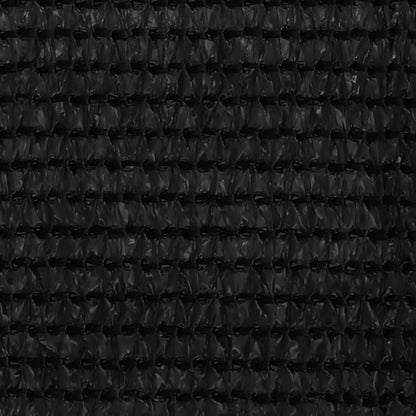 Paravento da Balcone Nero 75x400 cm in HDPE