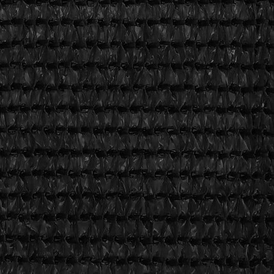 Paravento da Balcone Nero 75x400 cm in HDPE