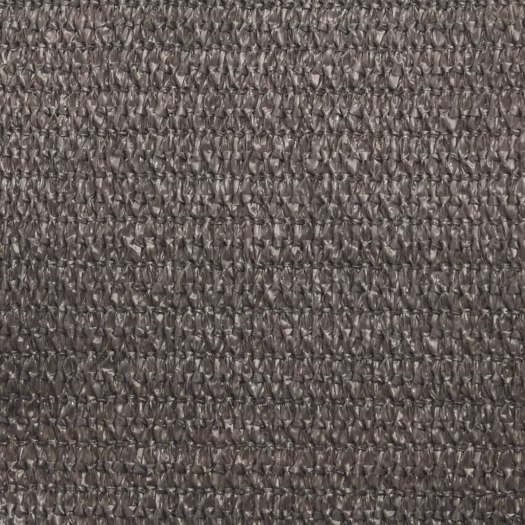 Vela Parasole 160 g/m² Antracite 5x5 m in HDPE | homemem39