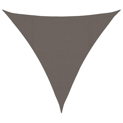 Parasol sail 160 g/m² Anthracite 4x4x4 m in HDPE