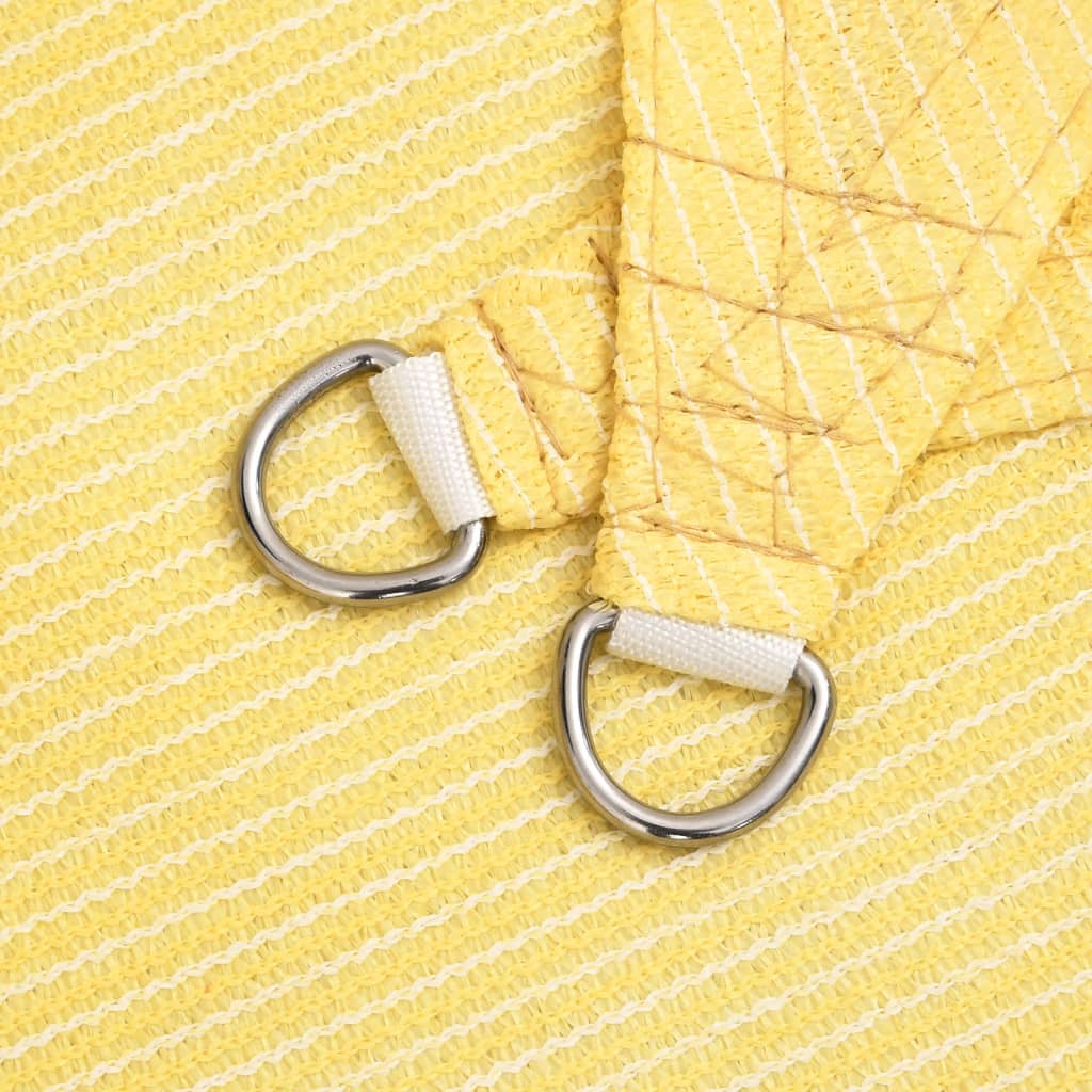 Vela Parasole 160 g/m² Beige 3x3x3 m in HDPE - homemem39