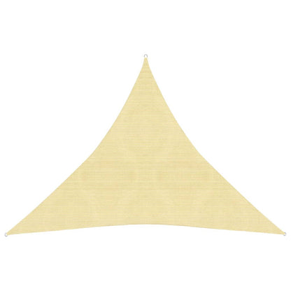 Vela Parasole 160 g/m² Beige 4x4x4 m in HDPE - homemem39